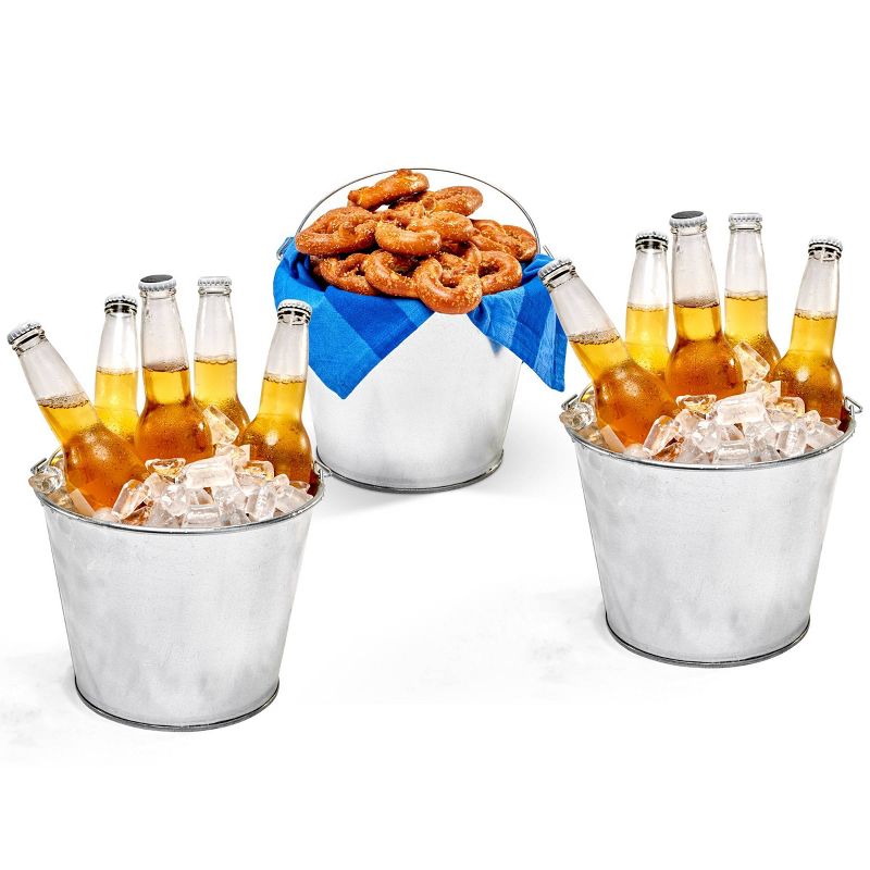 Behrens 5qt 3pk Galvanized Steel Pail Silver