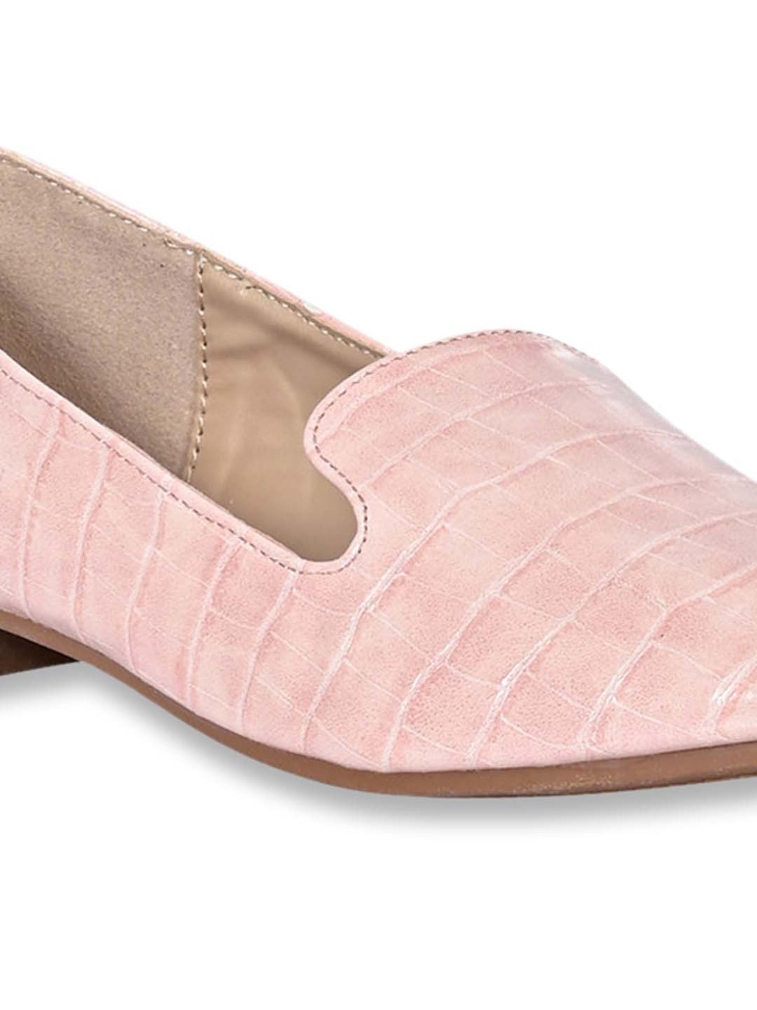 Jove Women's Pink Casual Loafers