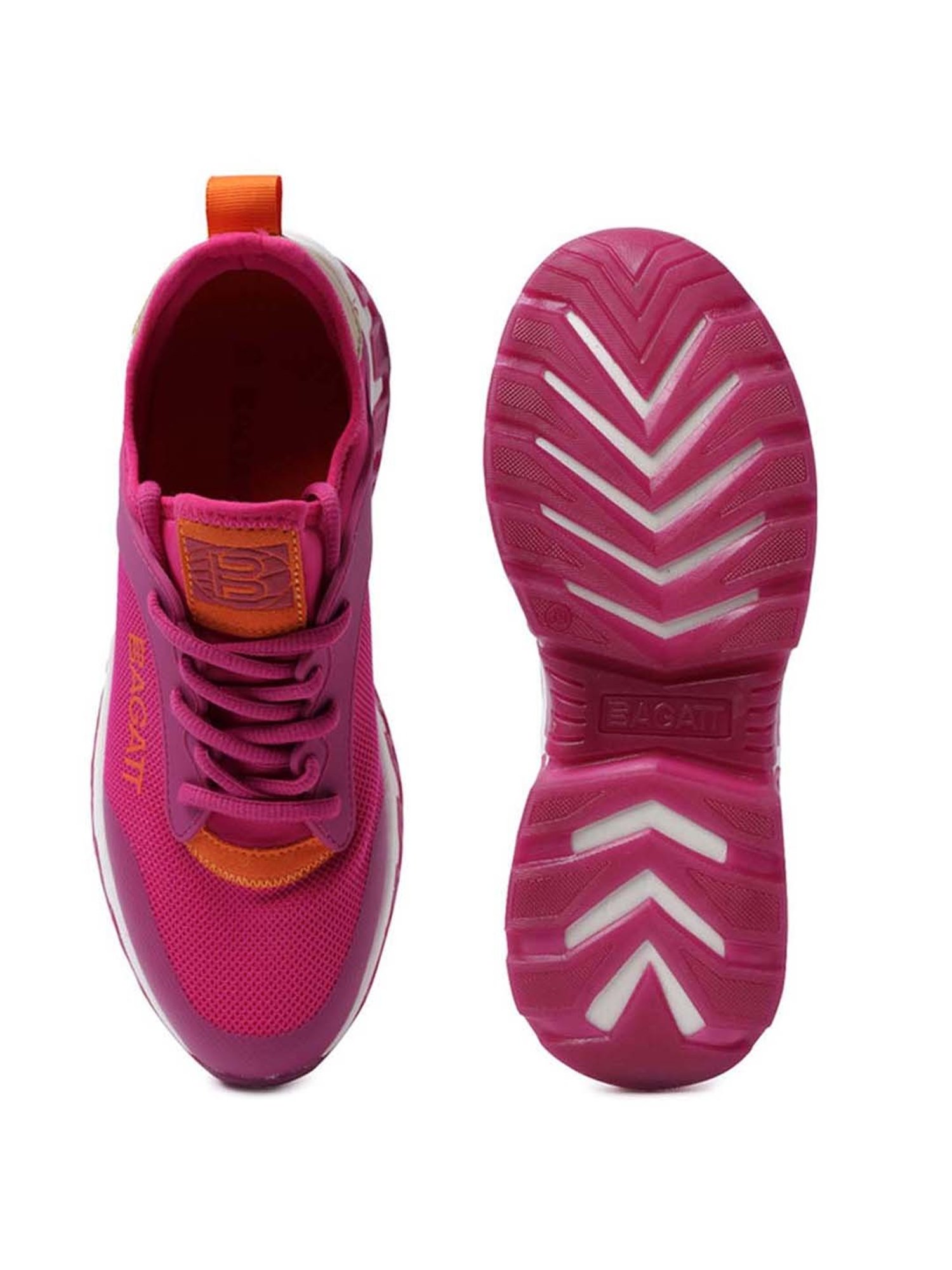 BAGATT Women's Chi Pink Casual Sneakers