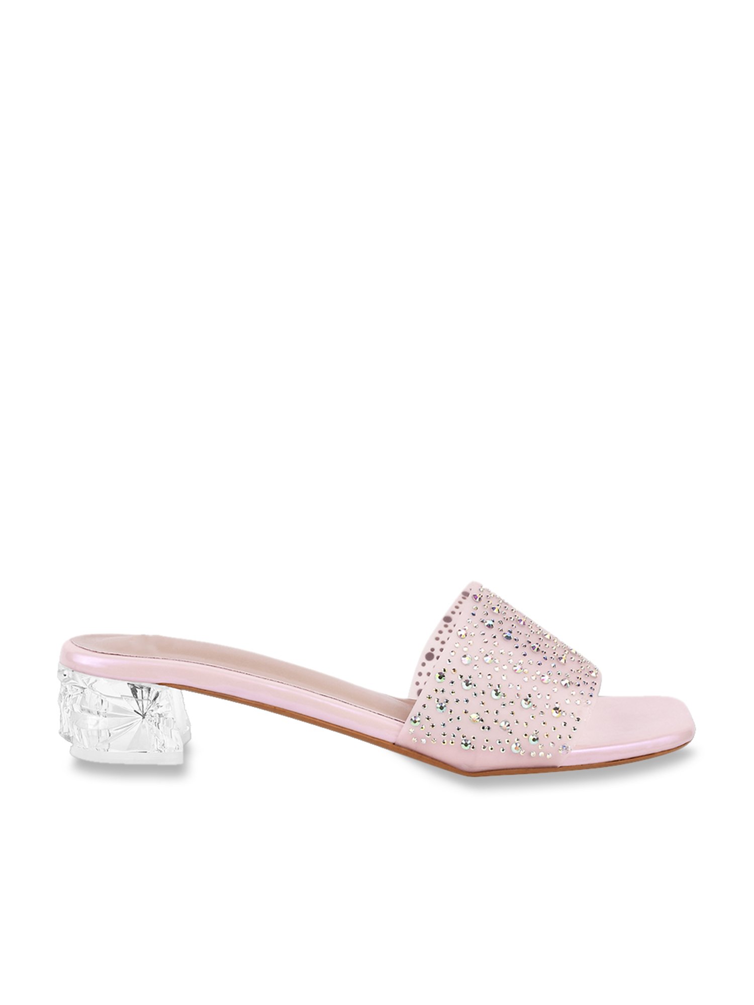 The White Pole Women's Peach Casual Sandals