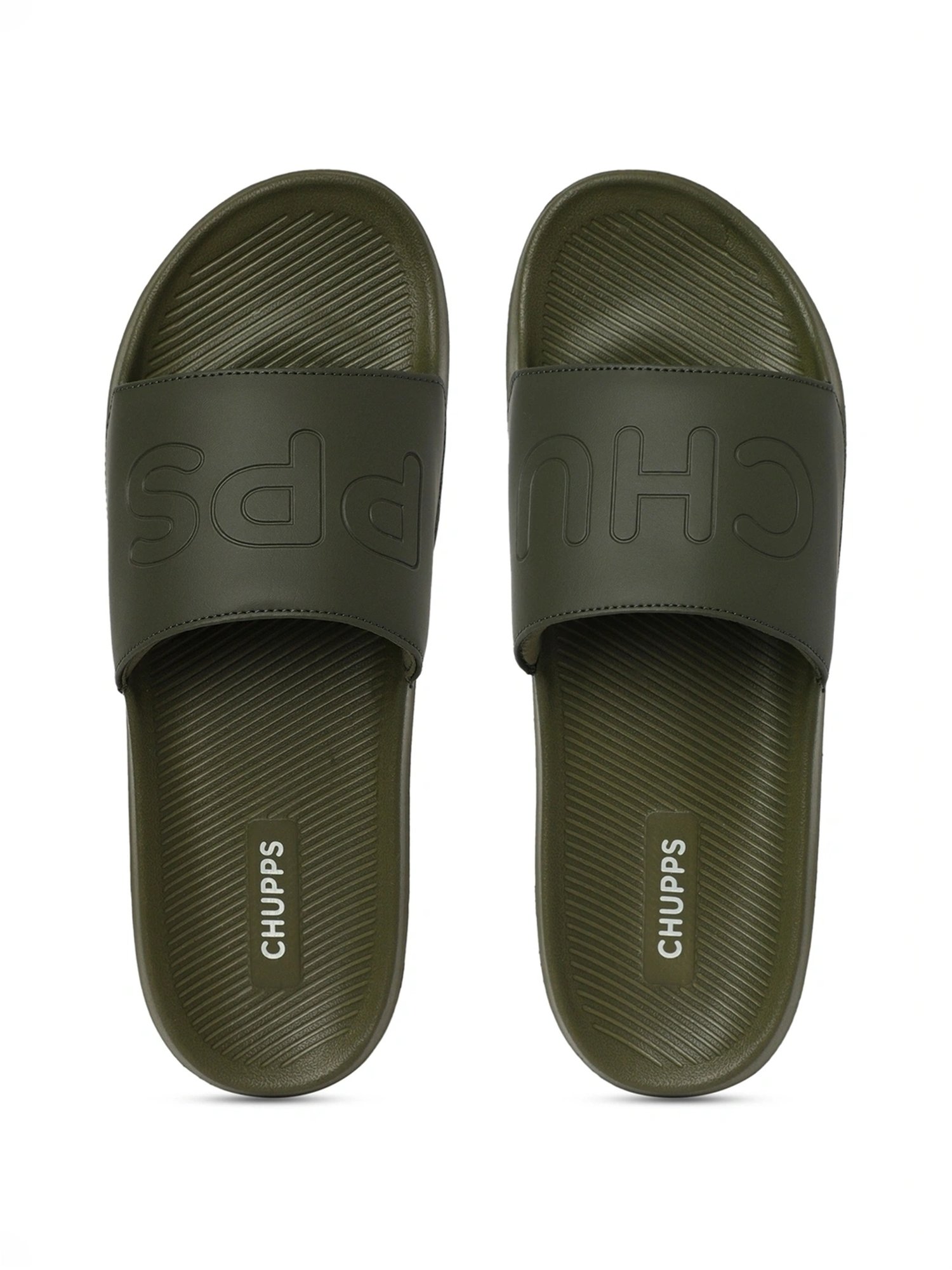 Chupps Men's Pure AirSoft Olive Slides
