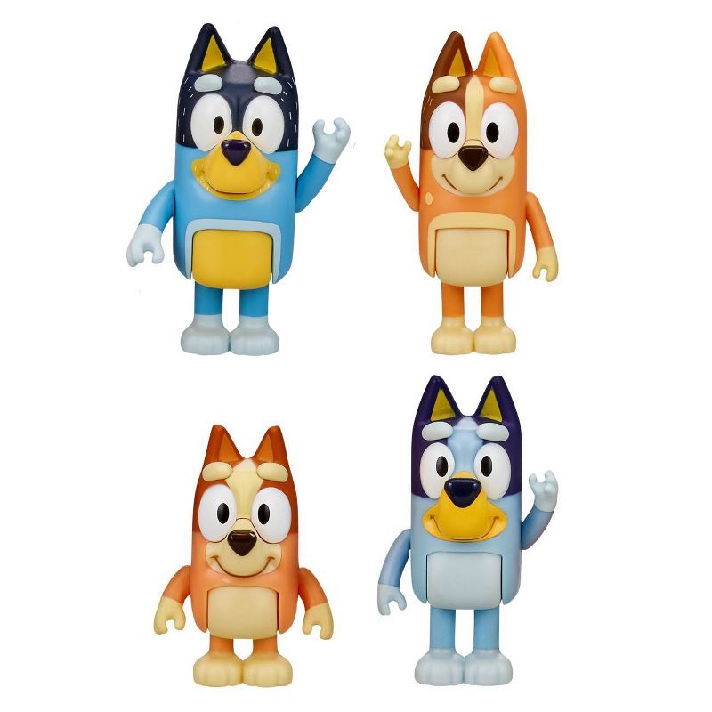 Bluey Family Figures - 4pk