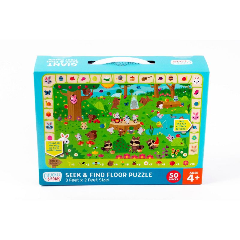 Chuckle & Roar Easter Seek & Find Floor Puzzle 50pc