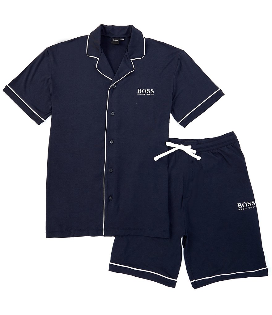Hugo Boss Smooth Solid Pajama Set