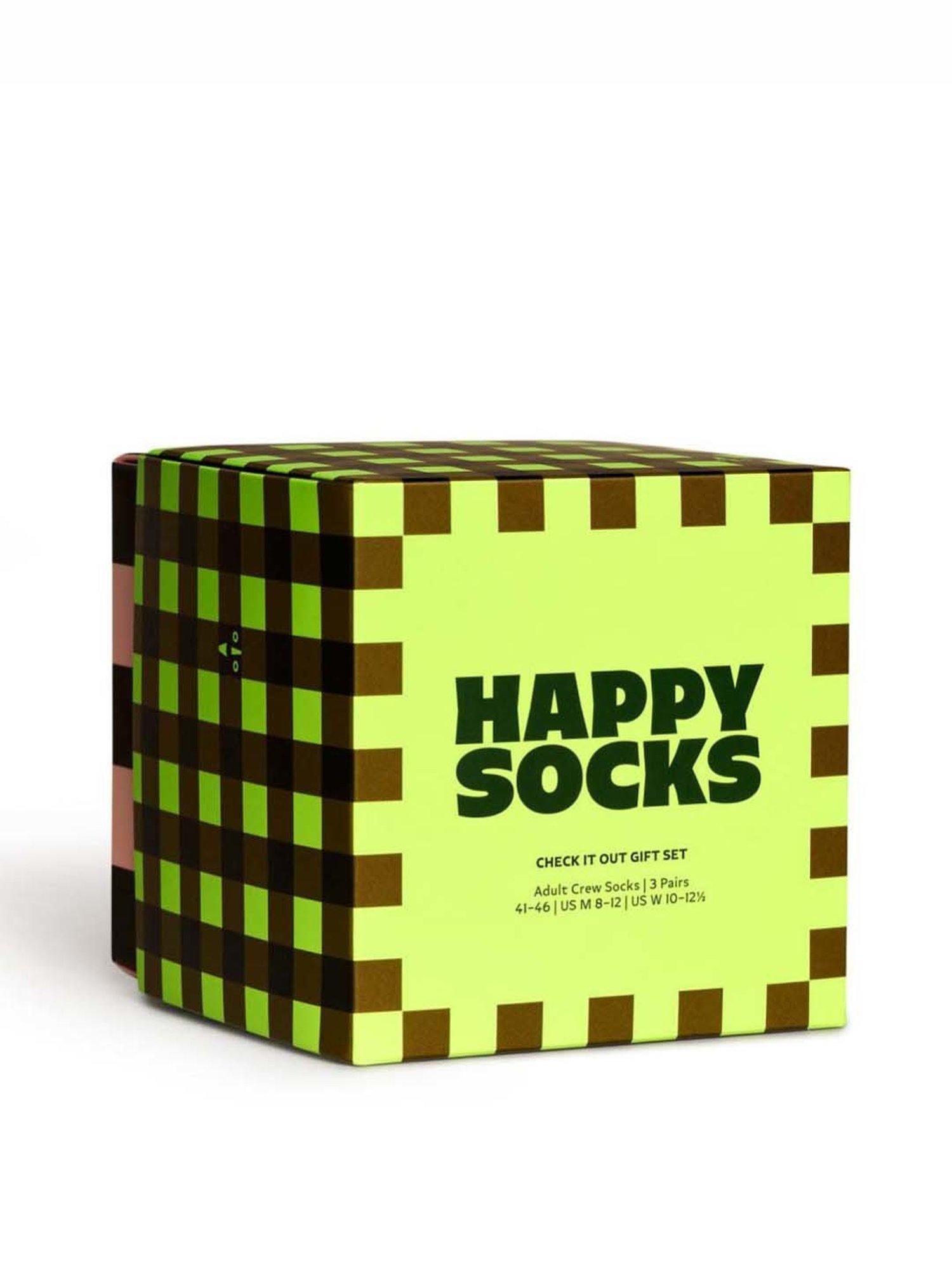 Happy Socks Check It Out Multicolor Cotton Printed Socks (36-40) - Pack of 3