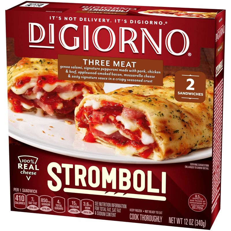 DiGiorno Three Meat Frozen Stromboli - 12oz
