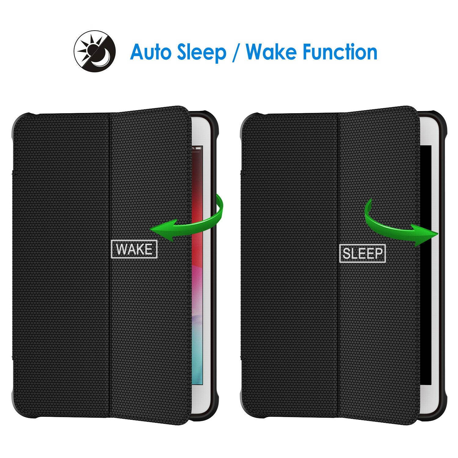 JETech Case for Apple iPad Mini 5 and iPad Mini 4 Auto Wake/Sleep Black