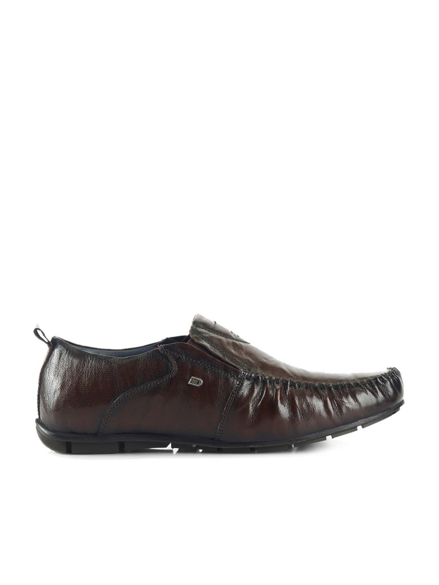 ID Men's Wine Casual Loafers