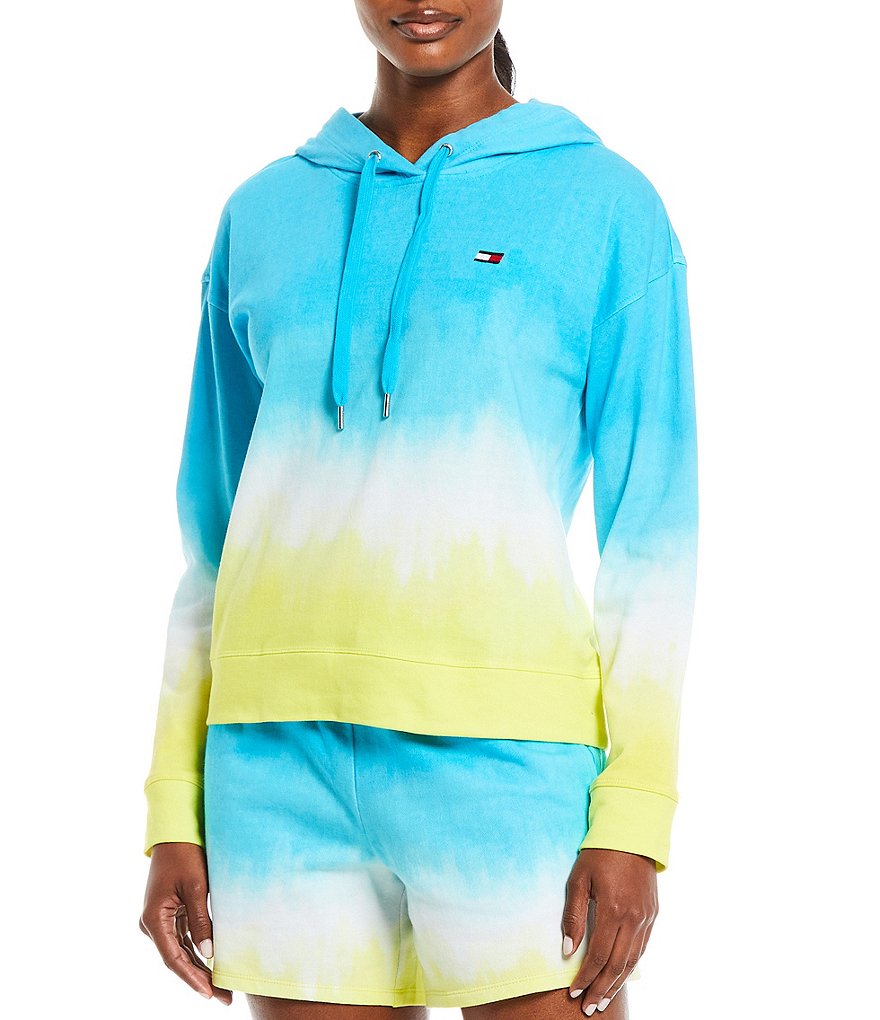 Splendid Knit Zip Up Drawstring Hoodie