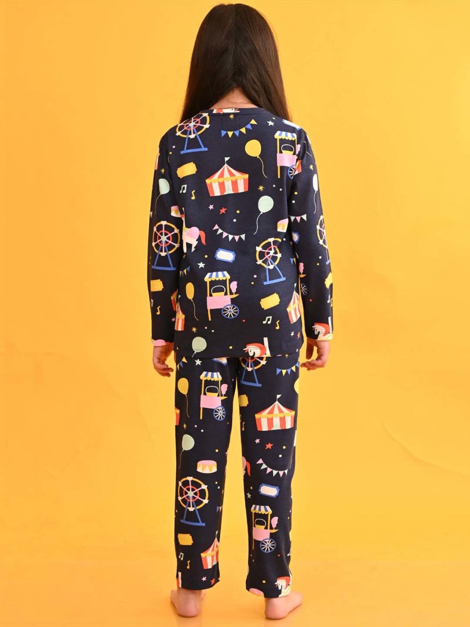 Jockey Girls Black Printed Shorts