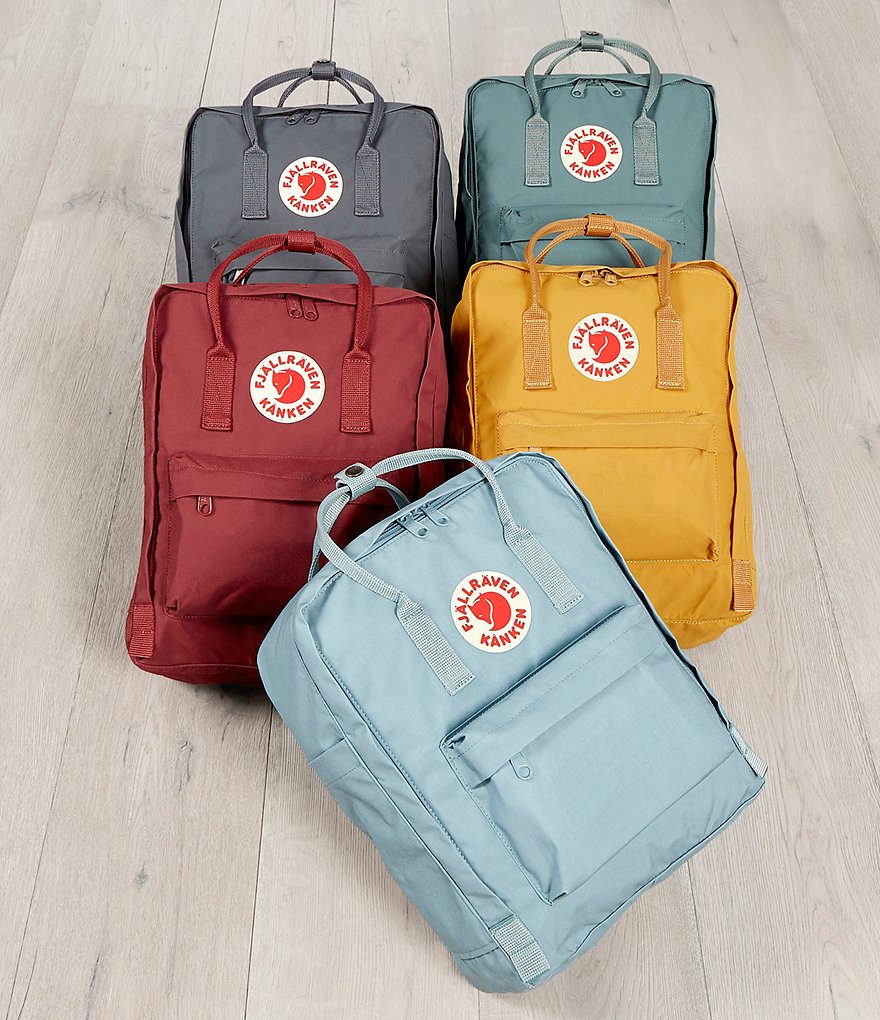 Fjallraven Kanken Water-Resistant Cotton Zipper Convertible Backpack