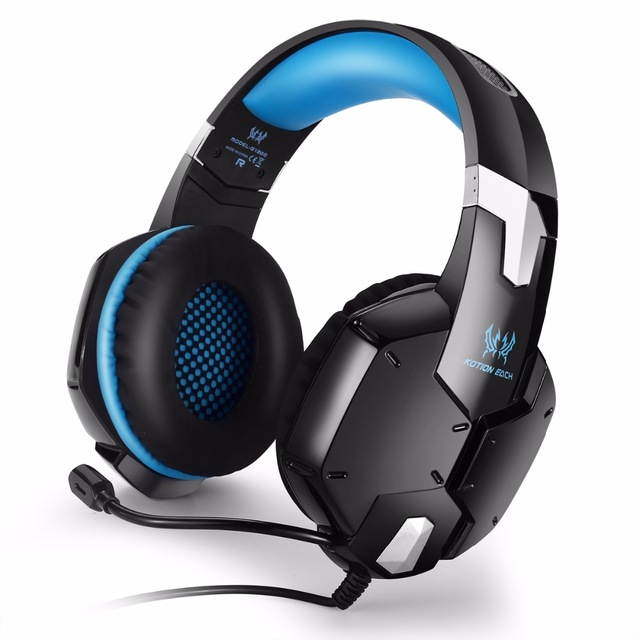 KOTION EACH G1200 stereo Game Wired 3.5mm Headphone Noise Canceling Headband Gaming Headset with Microphone for PC Laptop