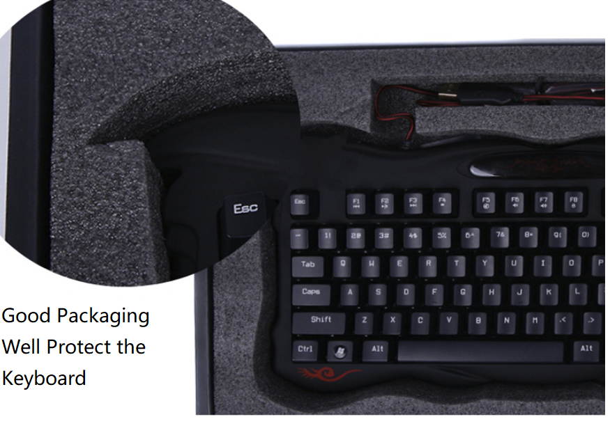 AULA  Ergonomic Design, All 81 Anti-ghosting Keys Cool Exterior USB Wired Cherry MX Black  Gaming Keyboard For PC  and Laptop -Black