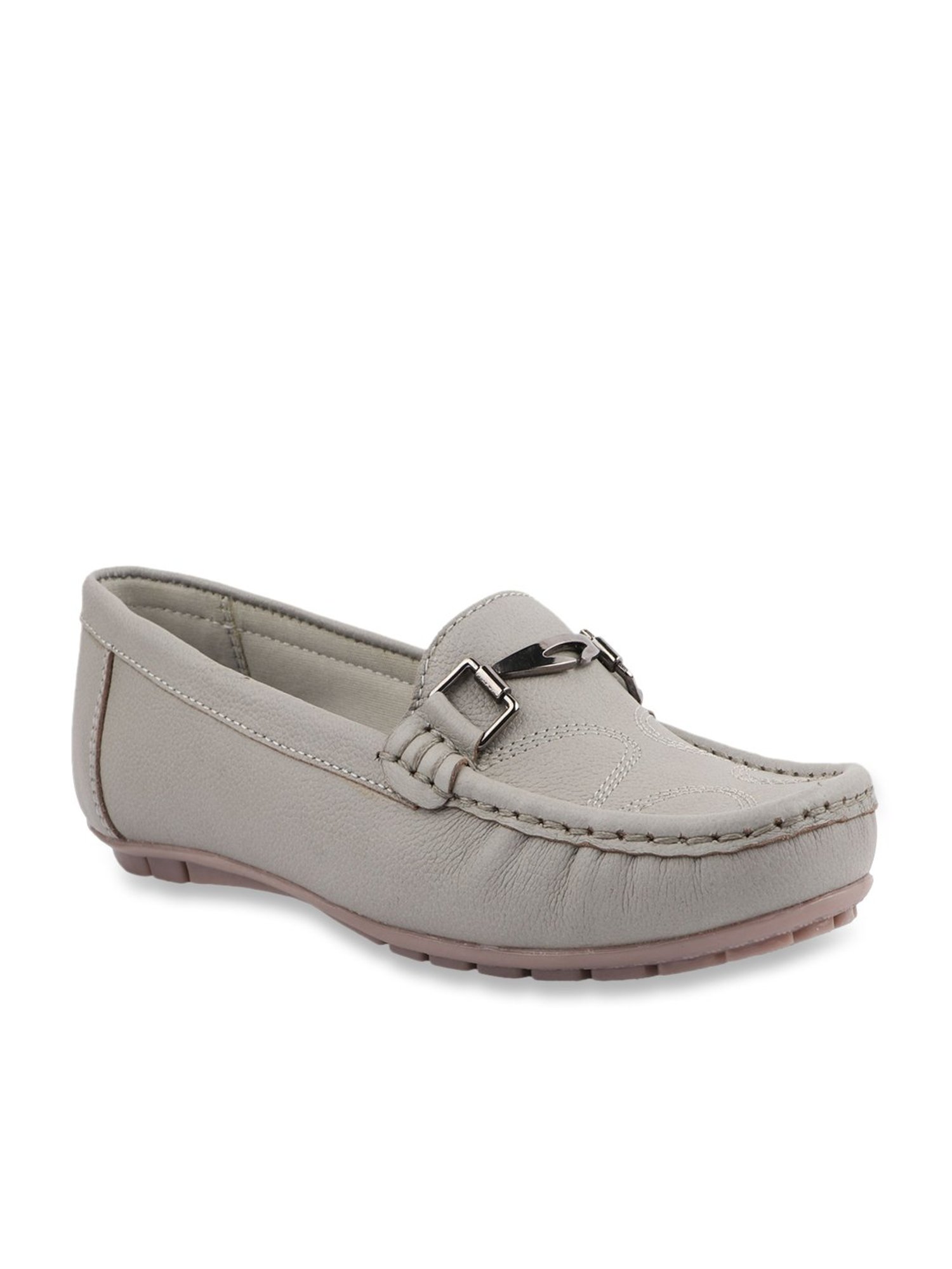 MediFeet Women's Grey Casual Loafers