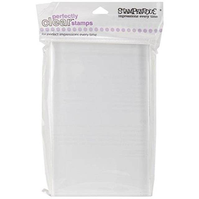 Stampendous Perfectly Clear Stamp Block-Large Rectangle - 4"X6"