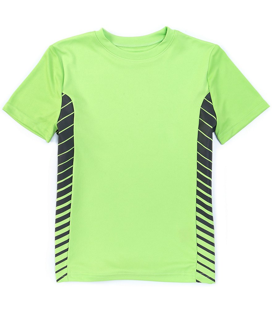 Kinetic by Class Club Little Boys 2T-7 Short-Sleeve Side Panel Performance Tee