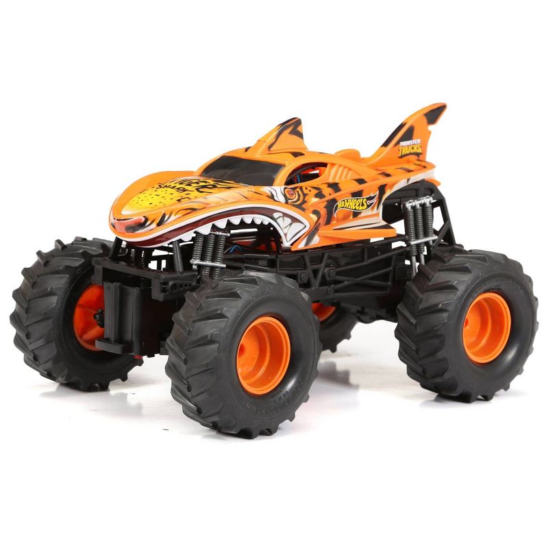 New Bright R/C 1:15 Scale Hot Wheels Monster Truck - Tiger Shark