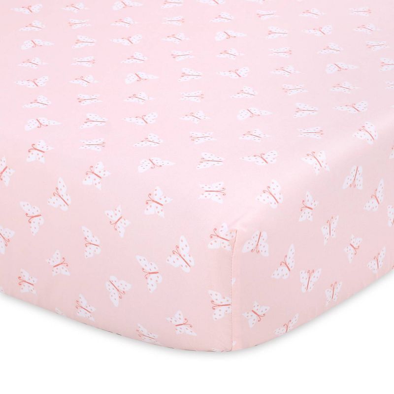 Clementine Kids Blush Bloom Crib Sheet