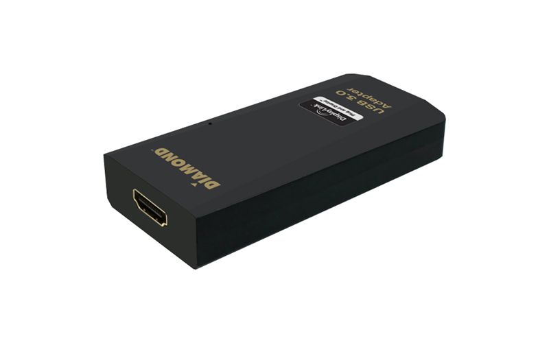 Diamond Multimedia USB 3.0 to DVI/HDMI Video Graphics Adapter up to 2560??1440 / 1920??1080 (BVU3500H) - Female USB