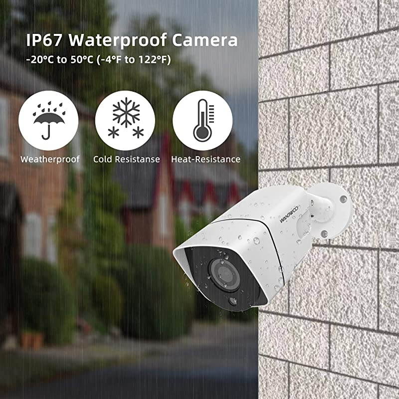 5MP 2TB? PoE 5MP Home Security Camera System, 8 Channel Camera Systems with 2TB Hard Drive and 8Pcs 5MP(2560 TVL) Outdoor Indoor IP Cameras, Plug and Play, Motion Detection, Night Vision