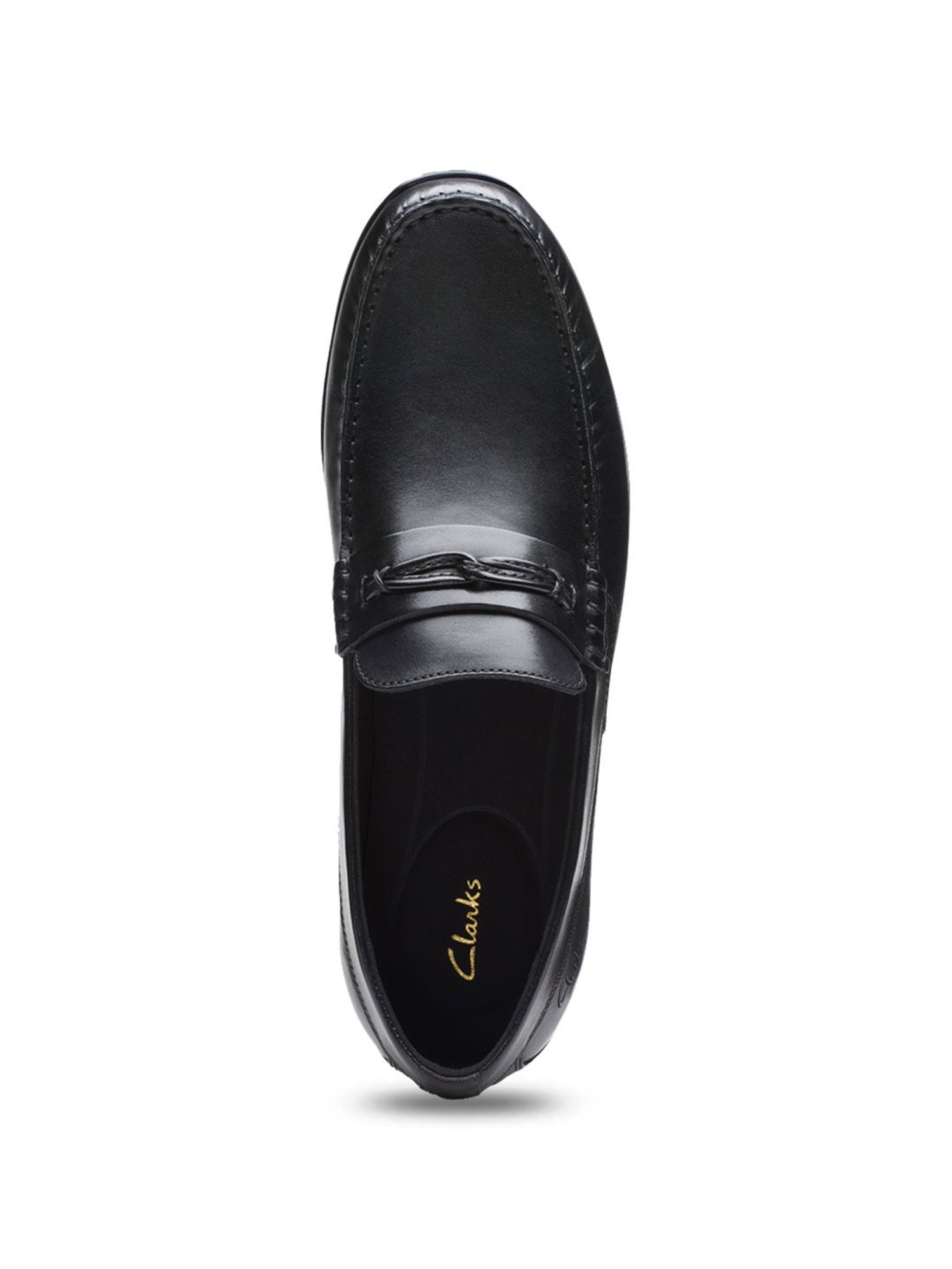Clarks Men's Karlock Black Loafers