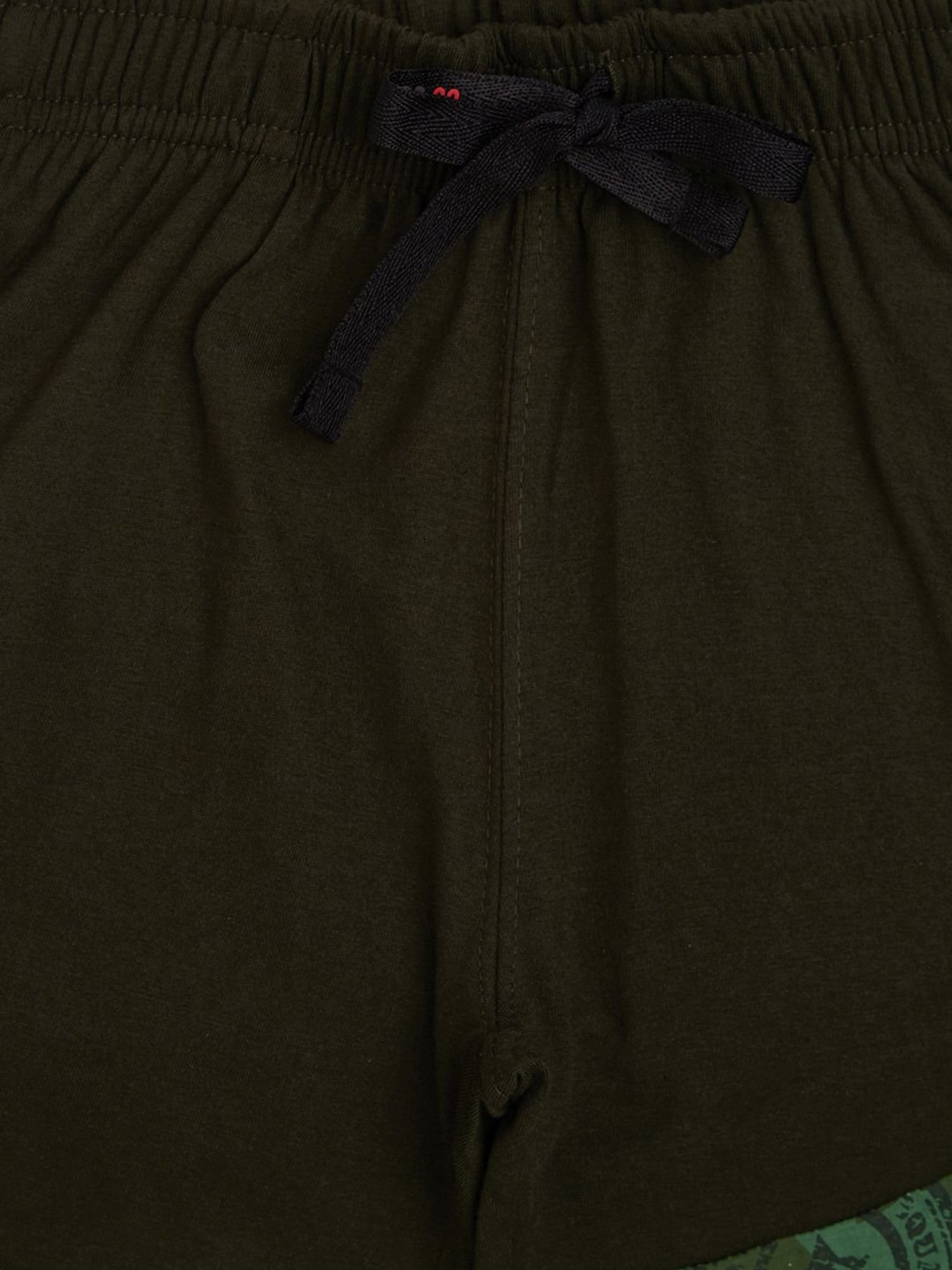 Sweet Dreams Kids Olive Green Cotton Regular Fit Shorts