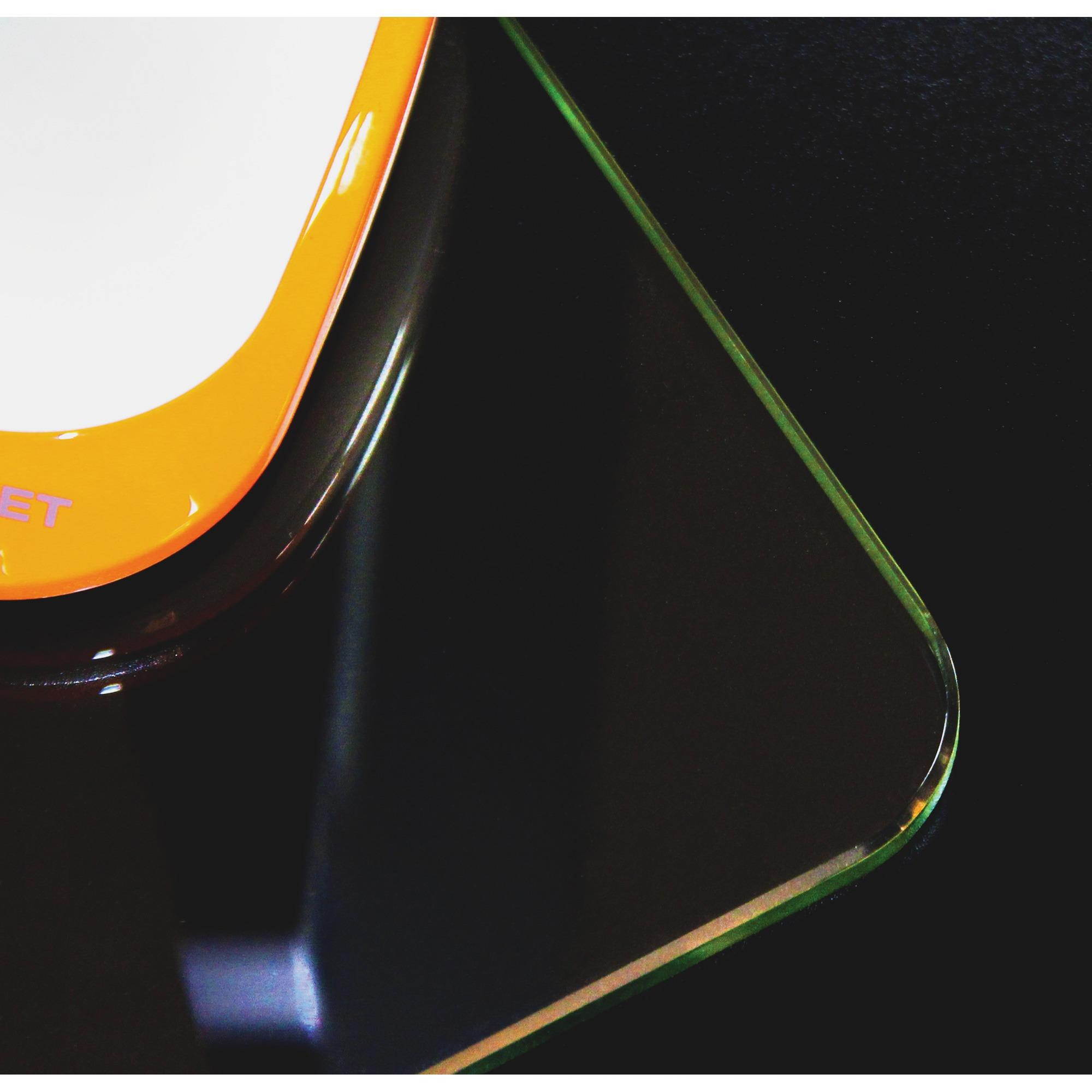 Desktex Glaciermat Glass Desk Pad - 36" Width x 20" Depth - Clear  FLRFCDE2036G