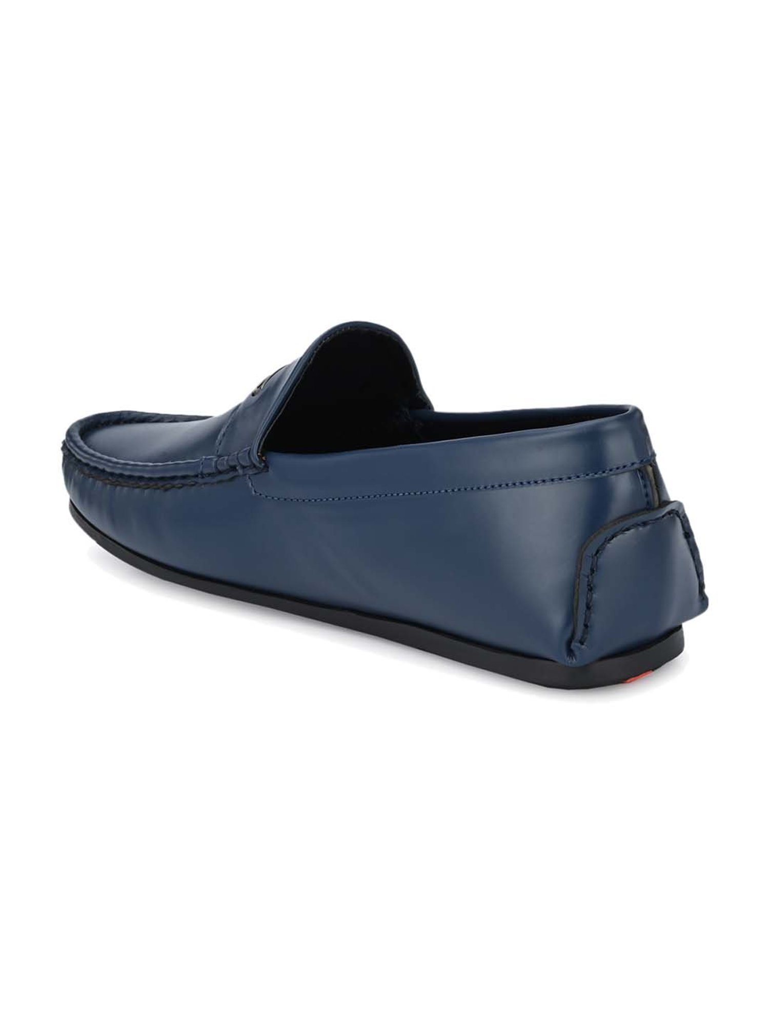 El Paso Men's Blue Casual Loafers