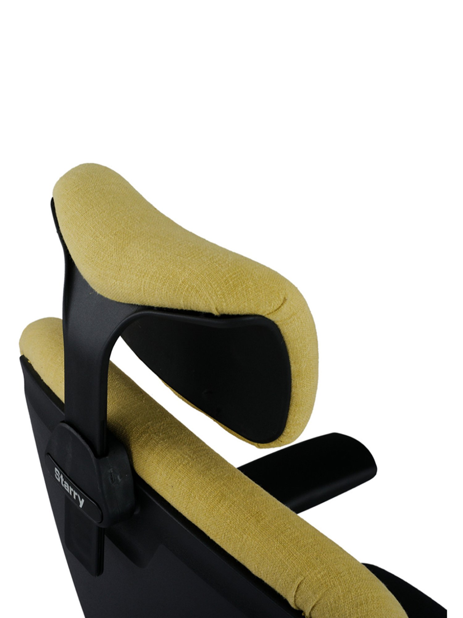 Durian Starry Blue & Black Fabric & Chrome High Back Executive Chair