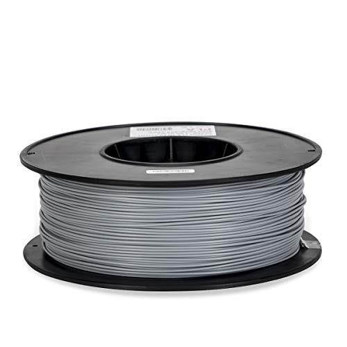 inland 1.75mm silver pla 3d printer filament  1kg spool 2.2 lbs