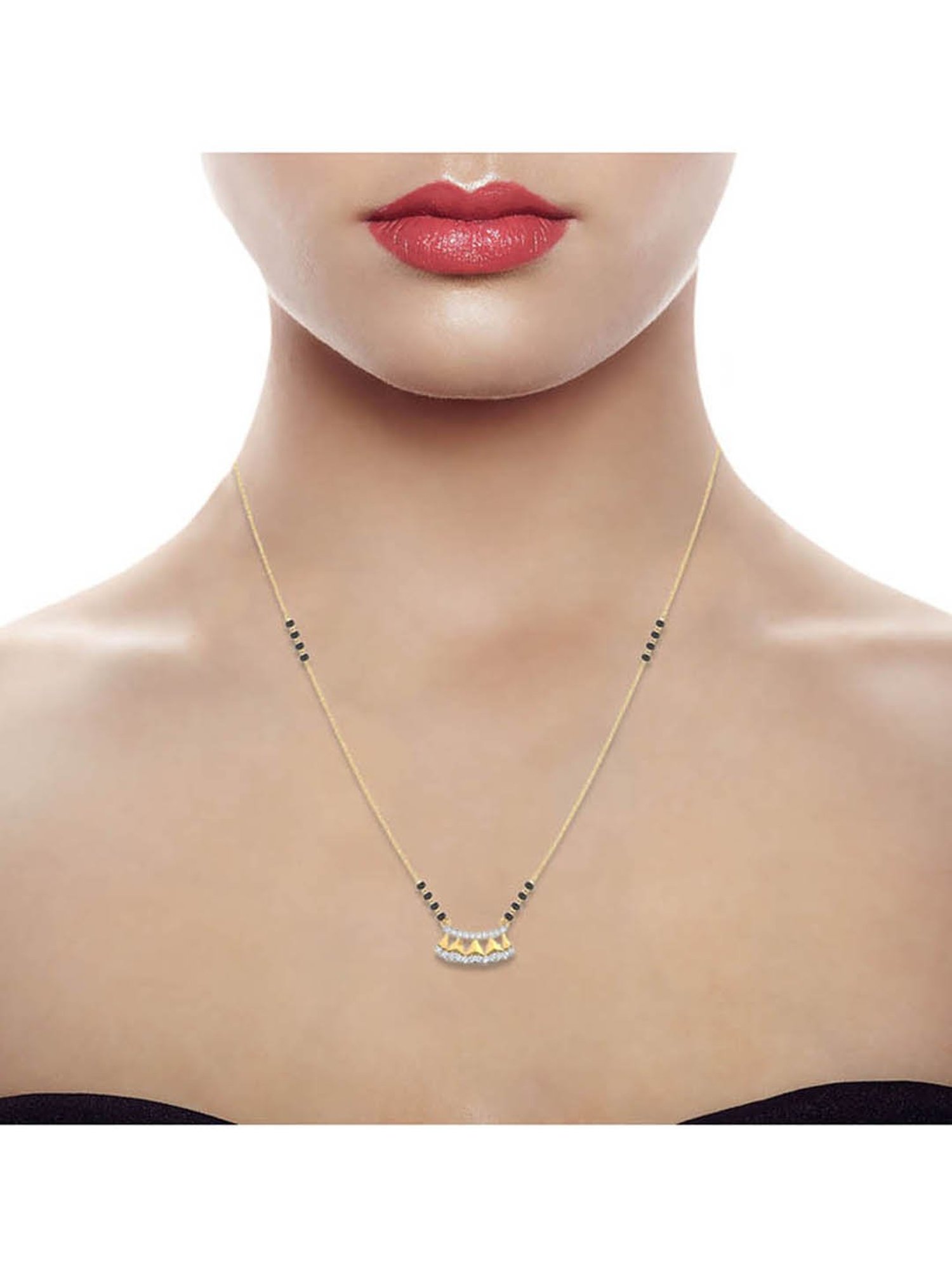 Waman Hari Pethe Jewellers 18k Gold & Diamond Mangalsutra for Women