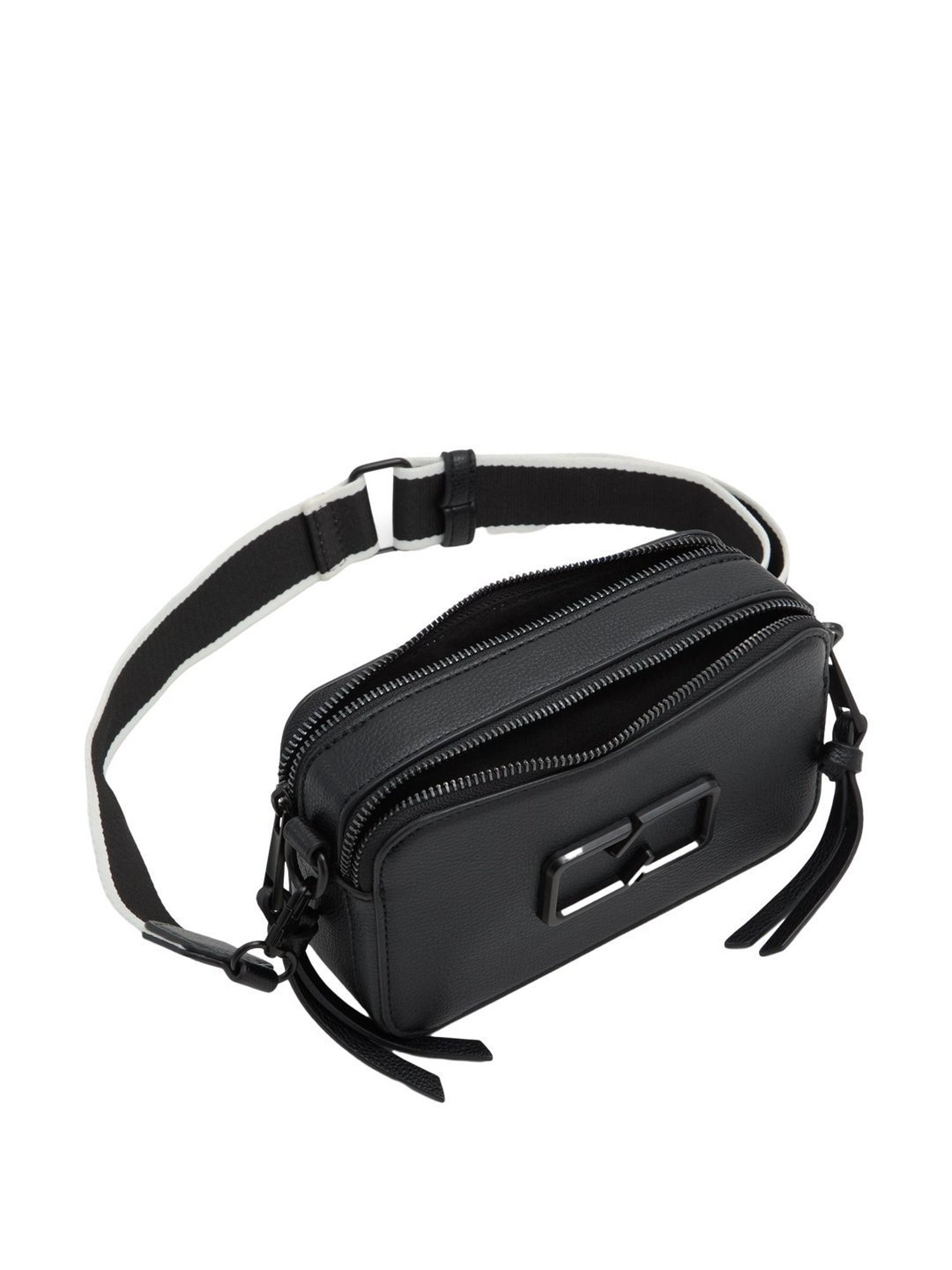 Call It Spring Black Solid Small Sling Handbag