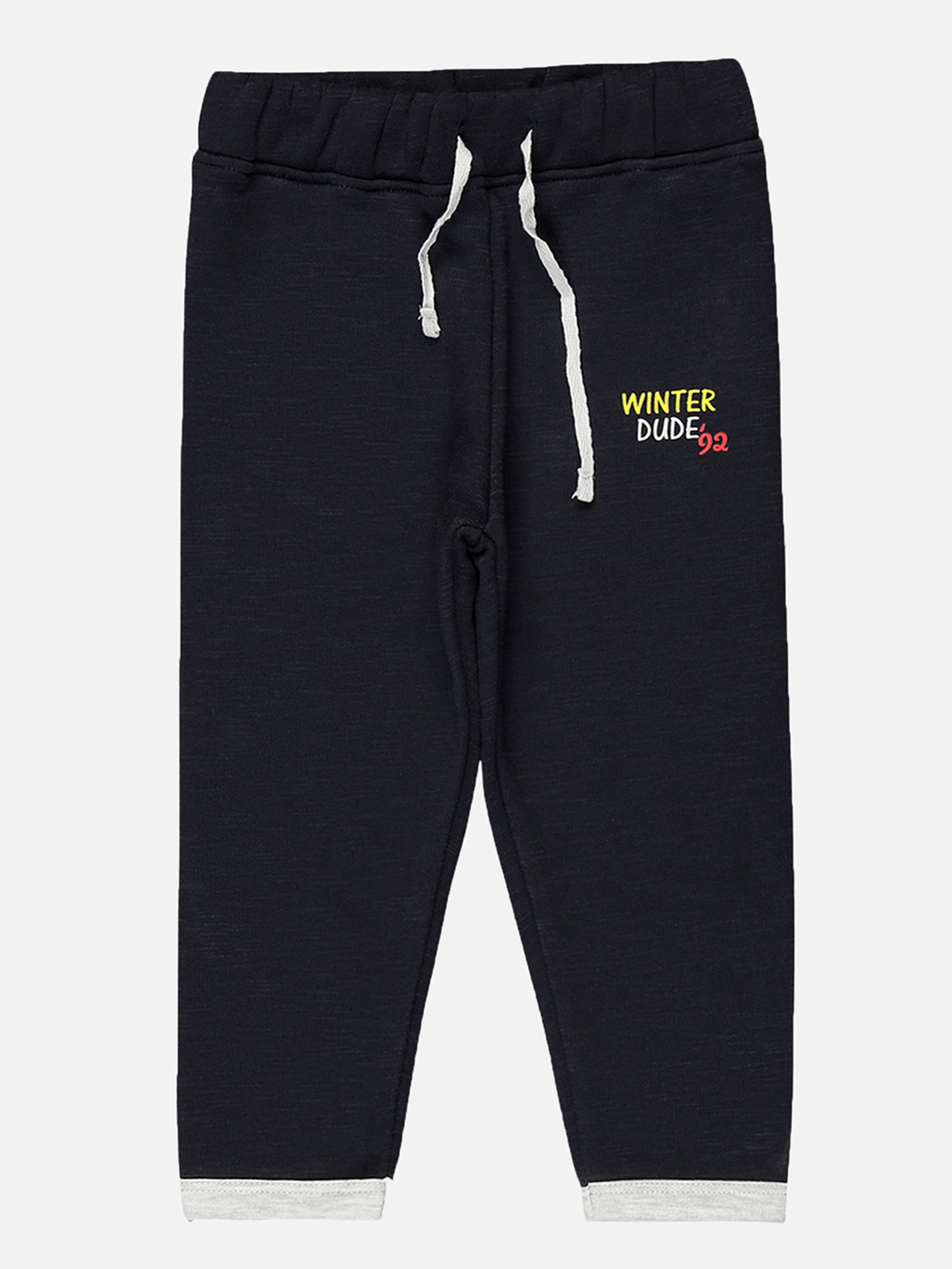 Bodycare Kids Navy Printed Full Sleeves Hoodie with Pants