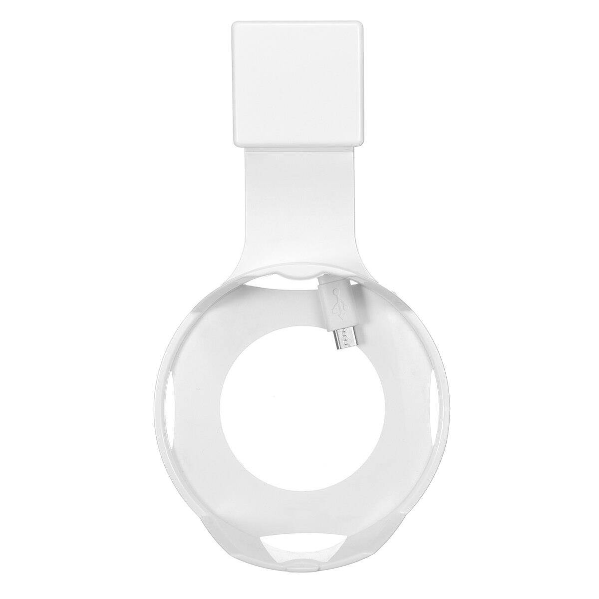 Universal Plastic Speaker Stand with Power Plug Plug-in Outlet Charging Wall Mount Holder Brackets with USB Cable for Echo Dot