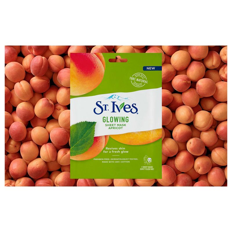 St. Ives Glowing Apricot Face Mask Sheet- 1ct