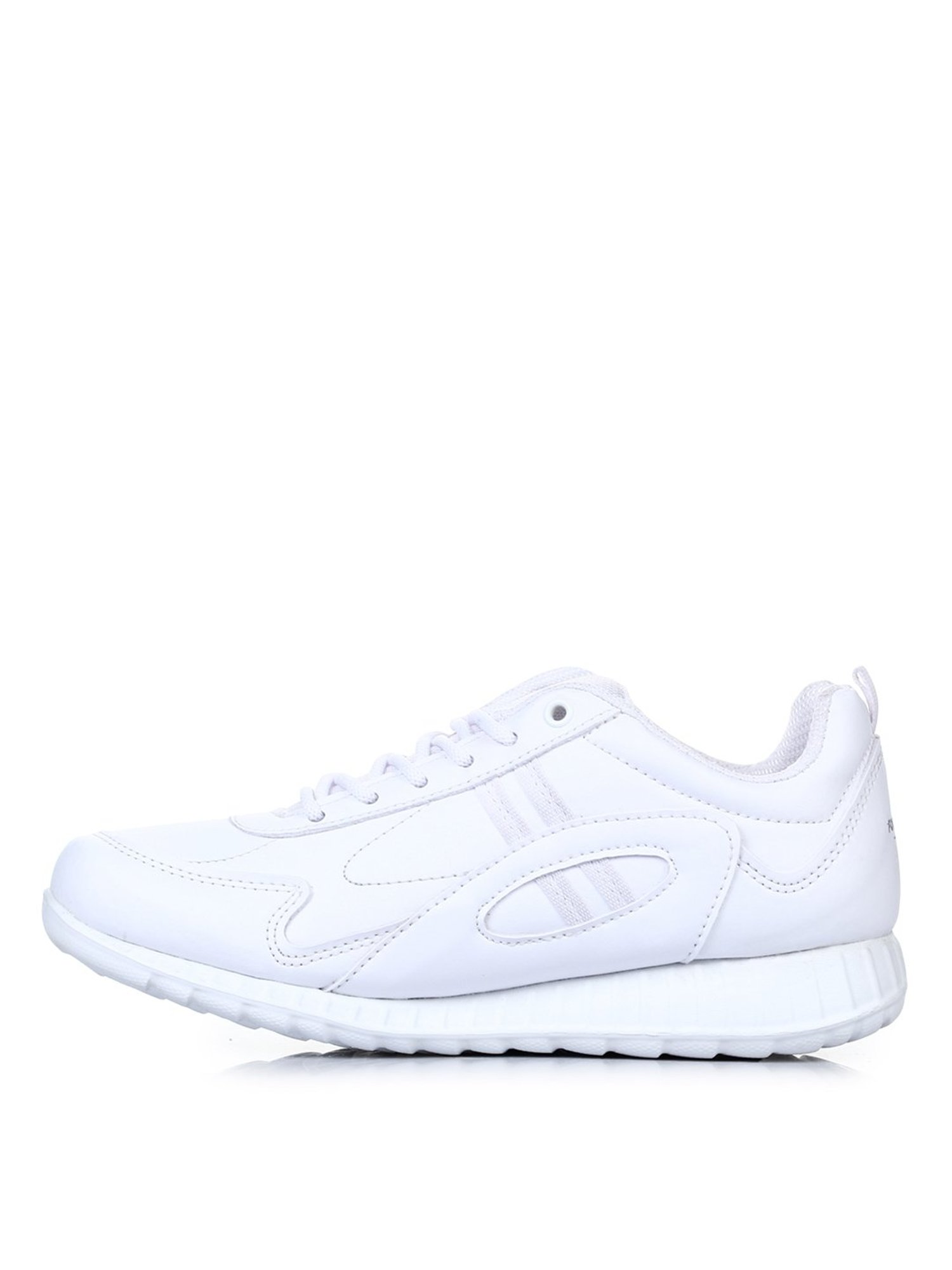 Force 10 By Liberty Kids White School Shoes