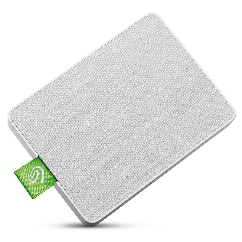 Seagate Ultra Touch SSD 1TB External Solid State Drive Portable USB-C USB 3.0 -  White (STJW1000400)