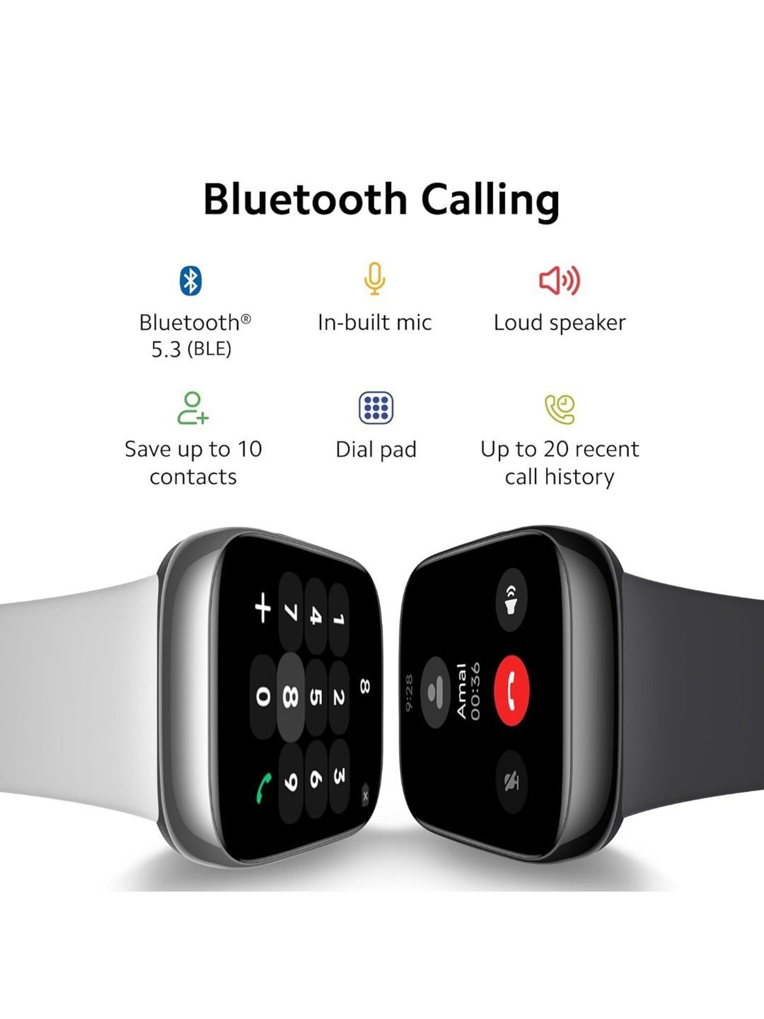 Redmi Watch 3 Active BT Calling Smartwatch with 1.83 inch Screen & 12 Days Battery (Black)