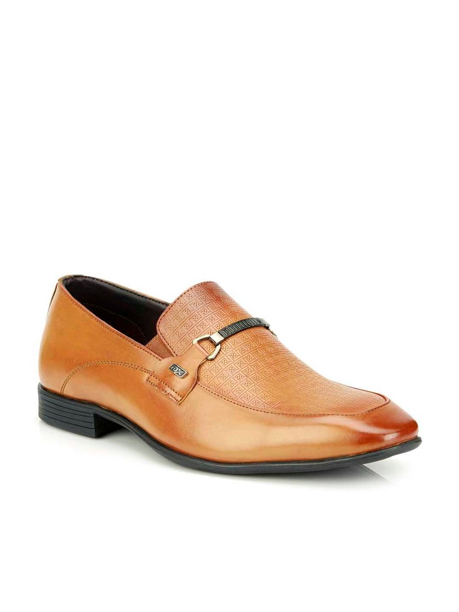 ID Men's Tan Formal Loafers