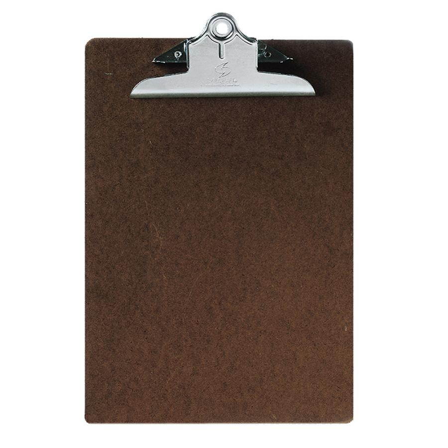 Clipboard W/ 5-1/2" Metal Clip 9"x12-1/2" Brown
