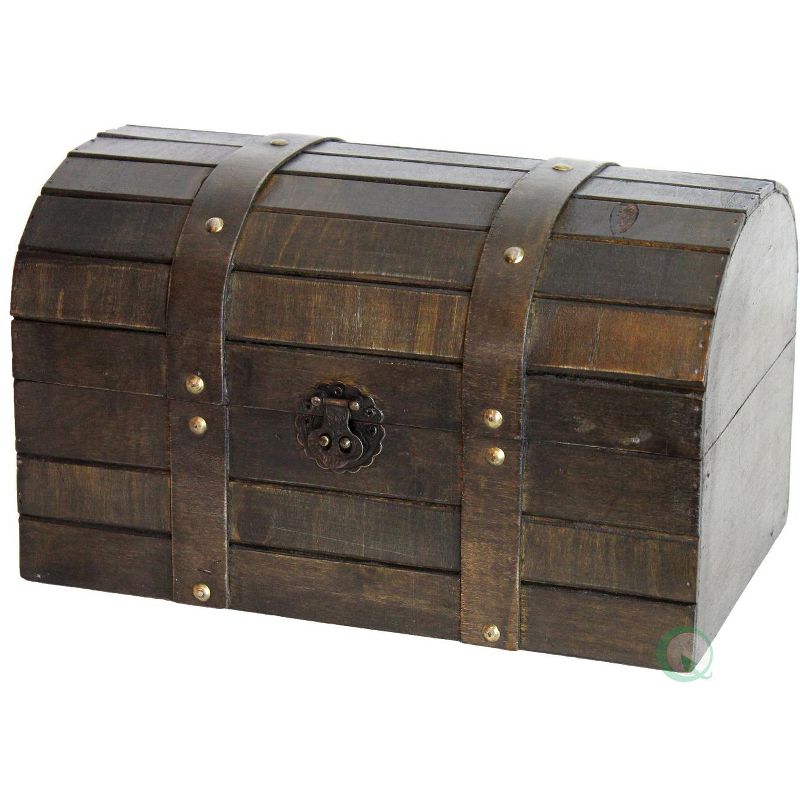 Quickway Imports Old Style Barn Wood Trunk