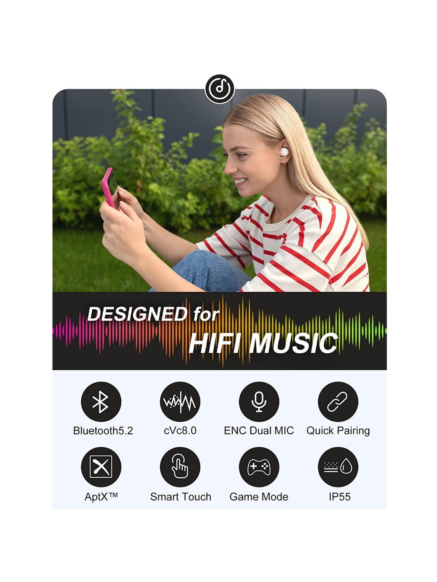 Edifier X3s True Wireless Stereo Earbuds (White)