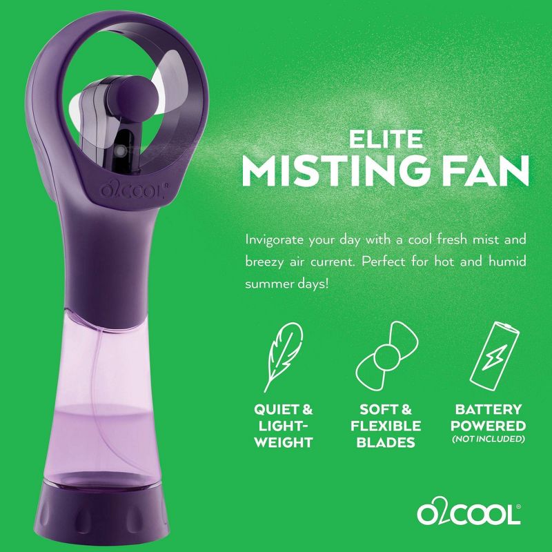 O2COOL Elite Handheld Misting Fan