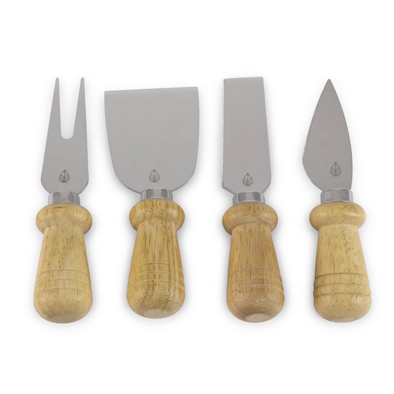 Rubberwood Ship Helm Cheese Board - Picnic Time