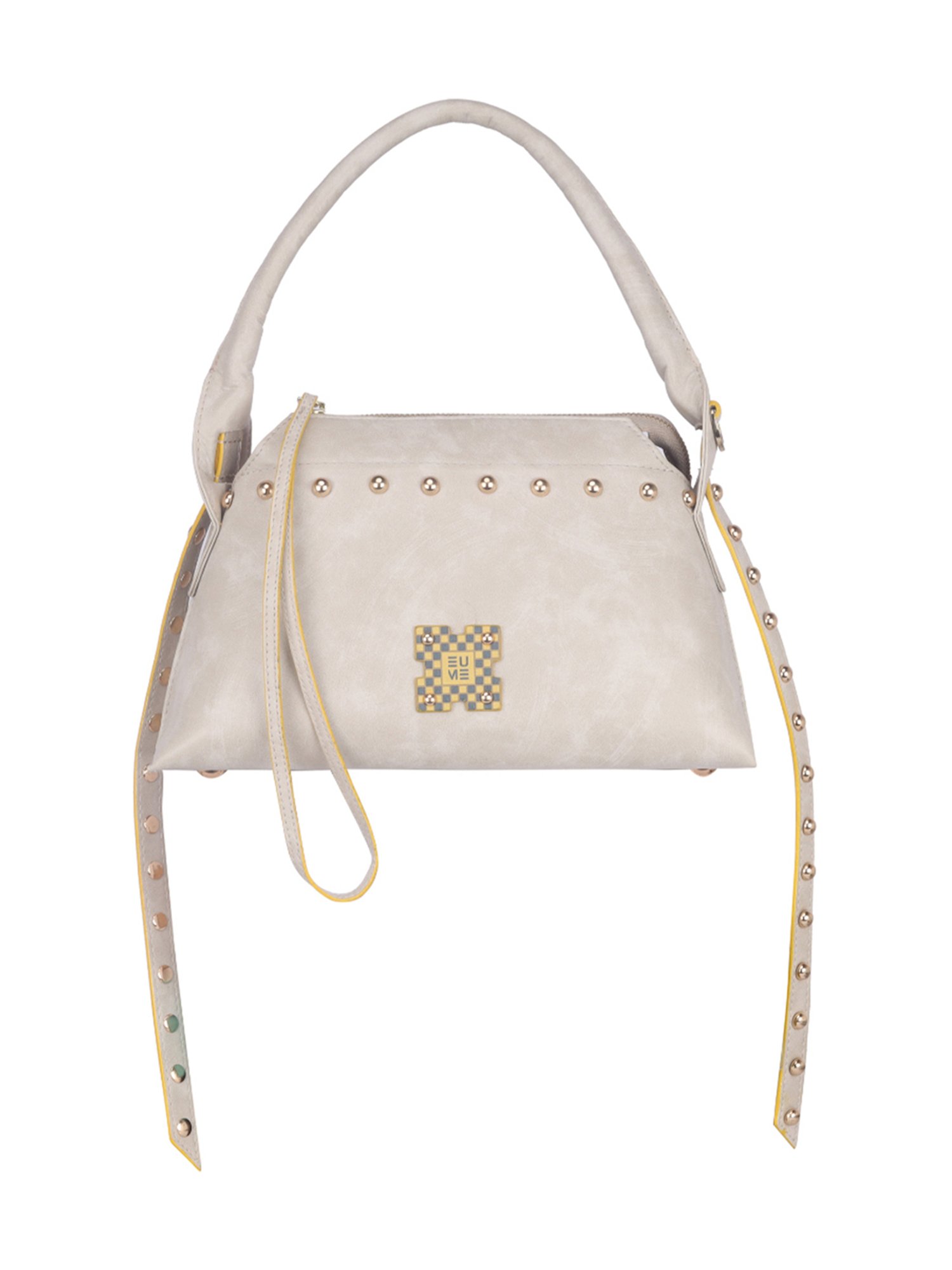 Eume Rose Off white Leather Cross Body Bag