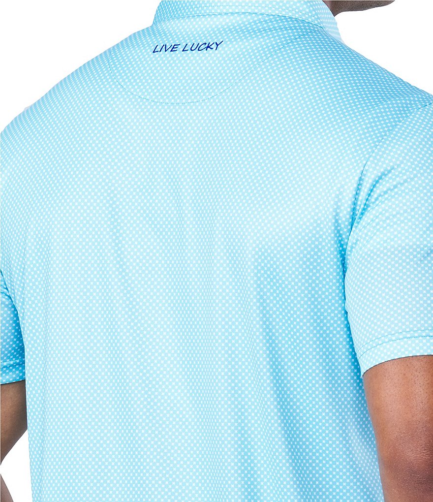 BLACK CLOVER Lucky Fit Short-Sleeve Dominion Dri-Balance&trade; Polo