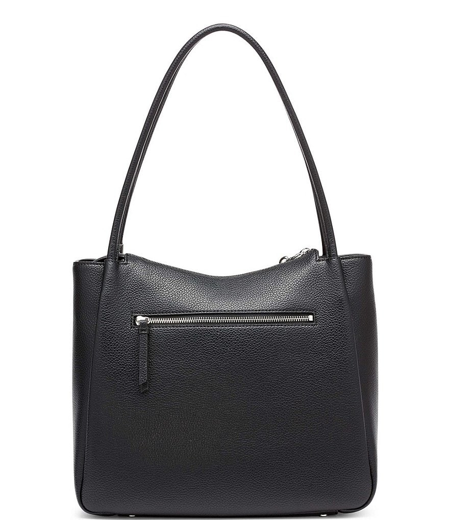 COACH Originals Swinger Nylon and Pebble Leather Shoulder Bag