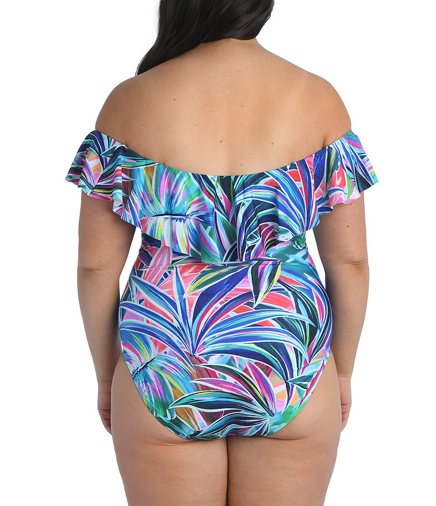 Magicsuit Plus Size Yvonne Control Fit One Piece Swimdress