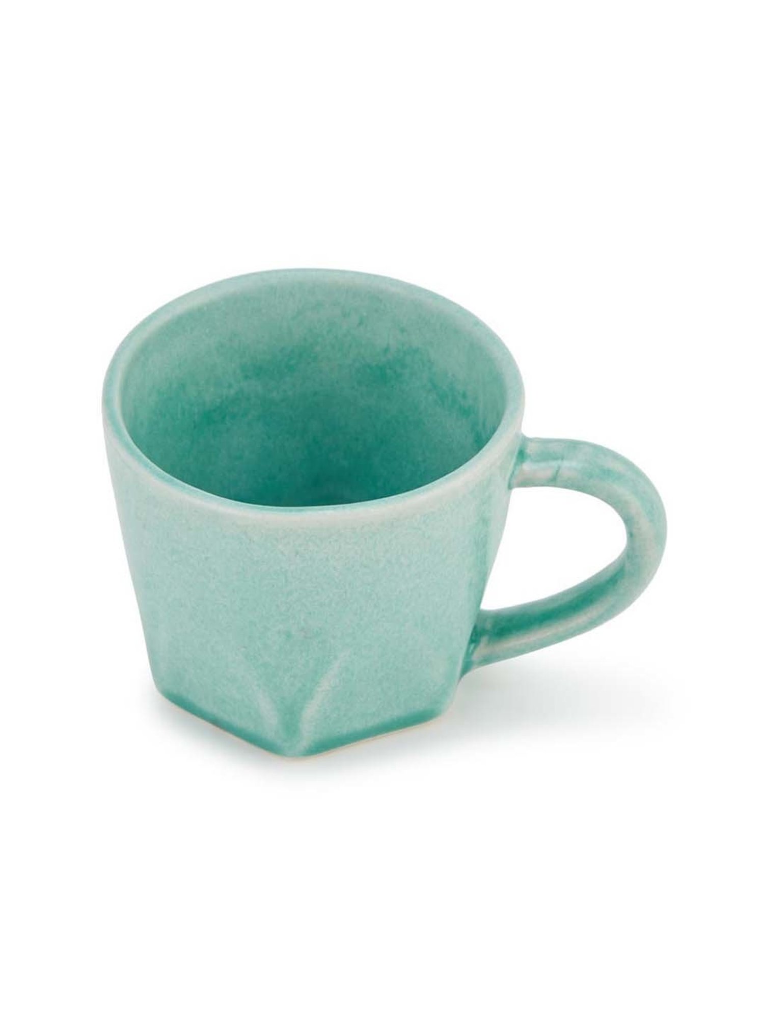 Fabindia Umara Blue Ceramic Coffee Mug (200 ML)