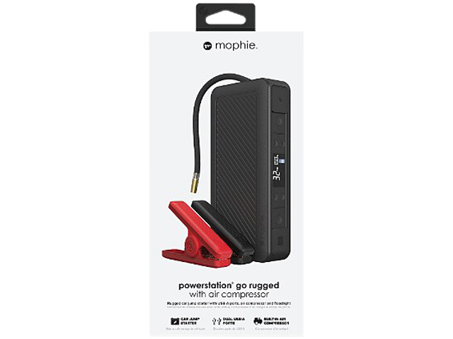 Mophie Powerstation Go Rugged w/ Air Compressor Black 55,500mWh Universal Battery 401107034